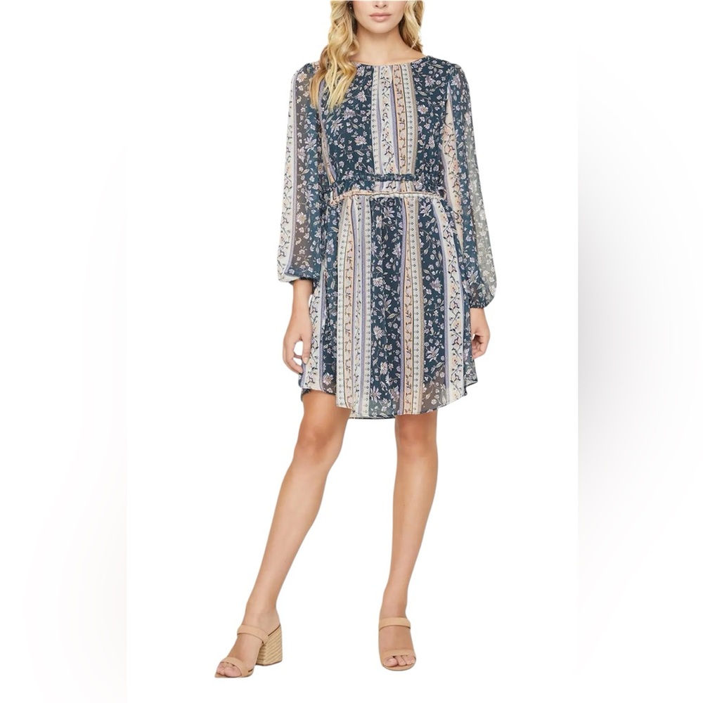 Lost + Wander Running Free Long Sleeve Dress size XS